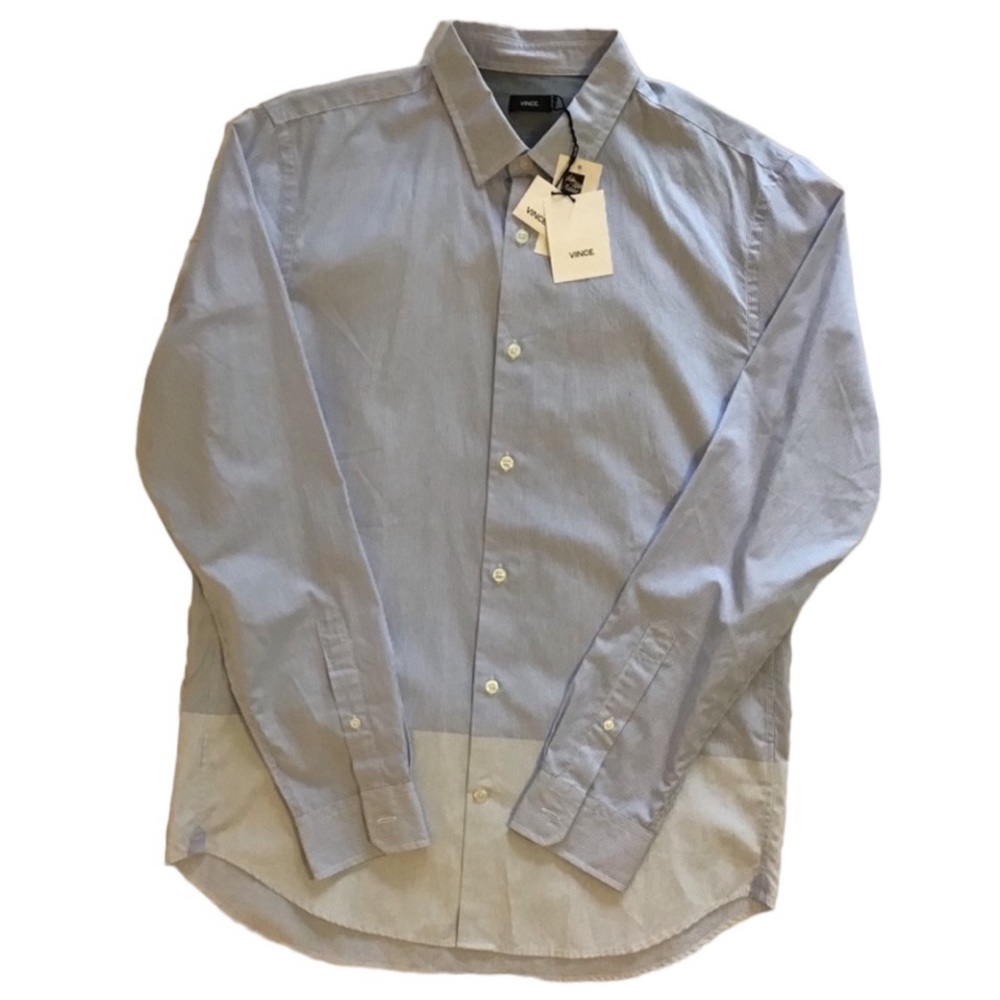 NWT Vince long sleeve dress shirt